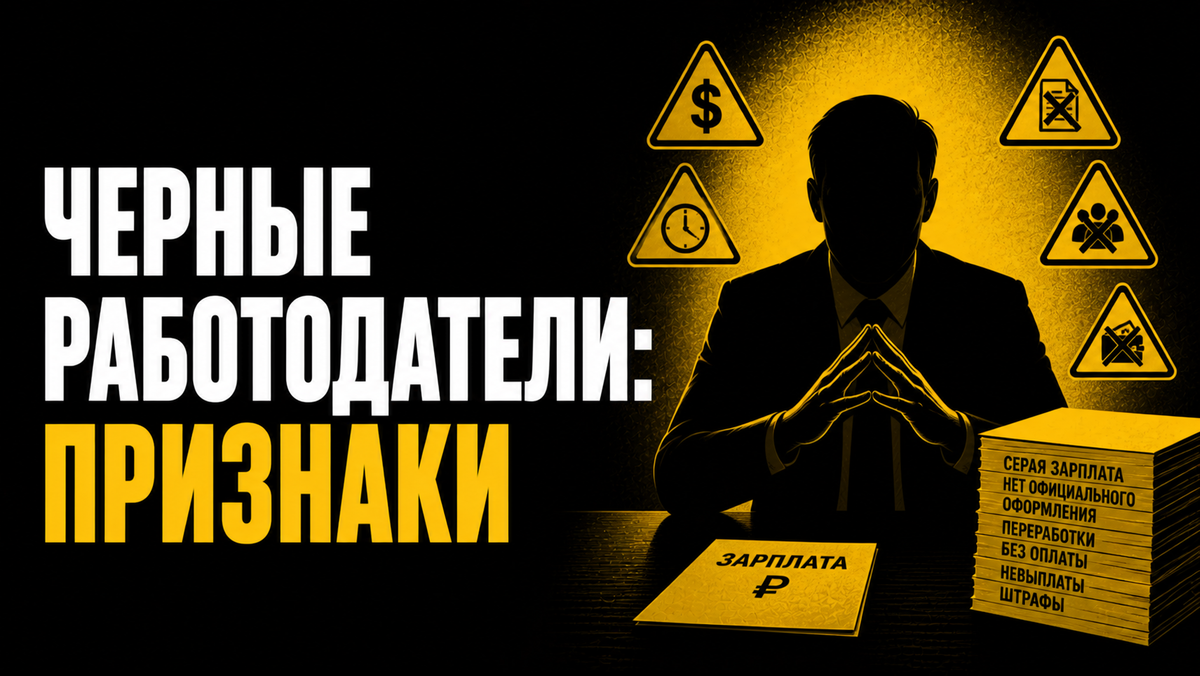 Черные работодатели: признаки