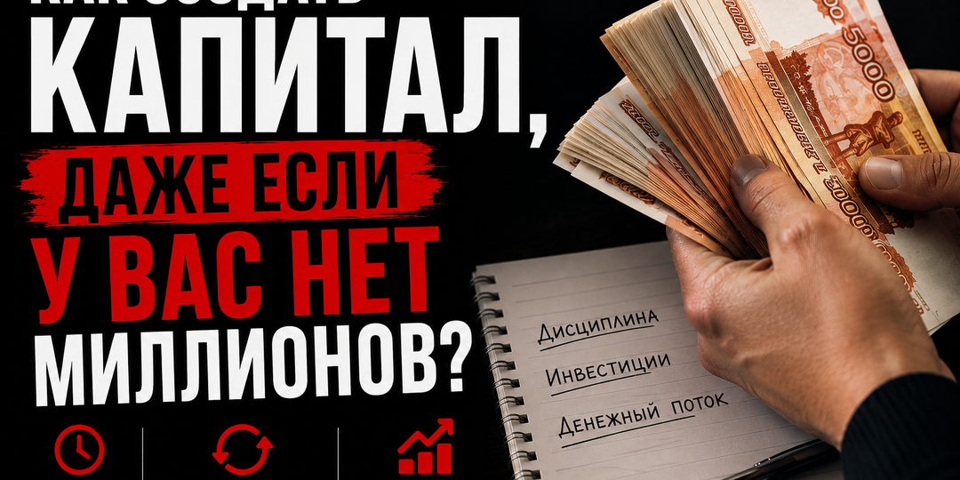 Как создать капитал, если у вас нет миллионов 💸