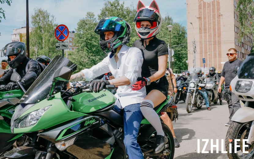    Мотосезон открыли в Ижевске. Фото: Маша Бакланова