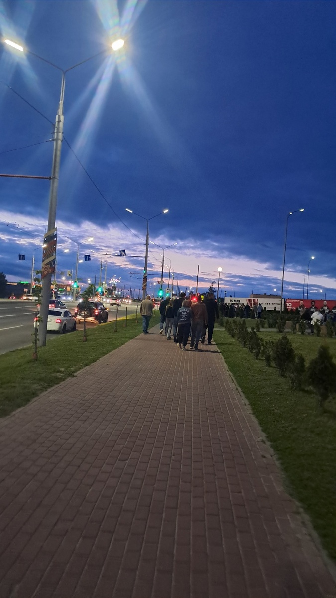 Майские сумерки в городе