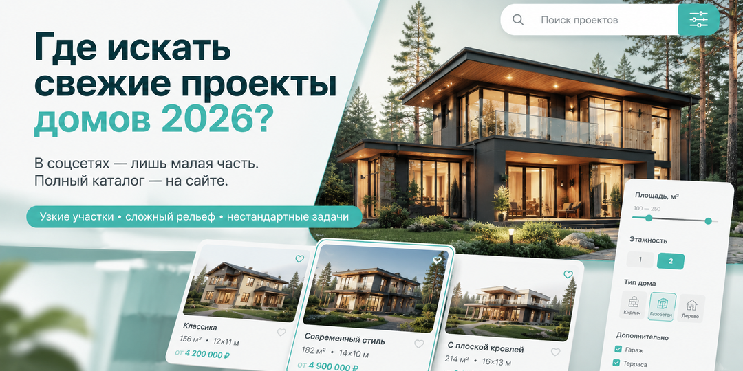 Почему вы никогда не найдете дом своей мечты, просто листая ленту (И где мы прячем 95% наших проектов).