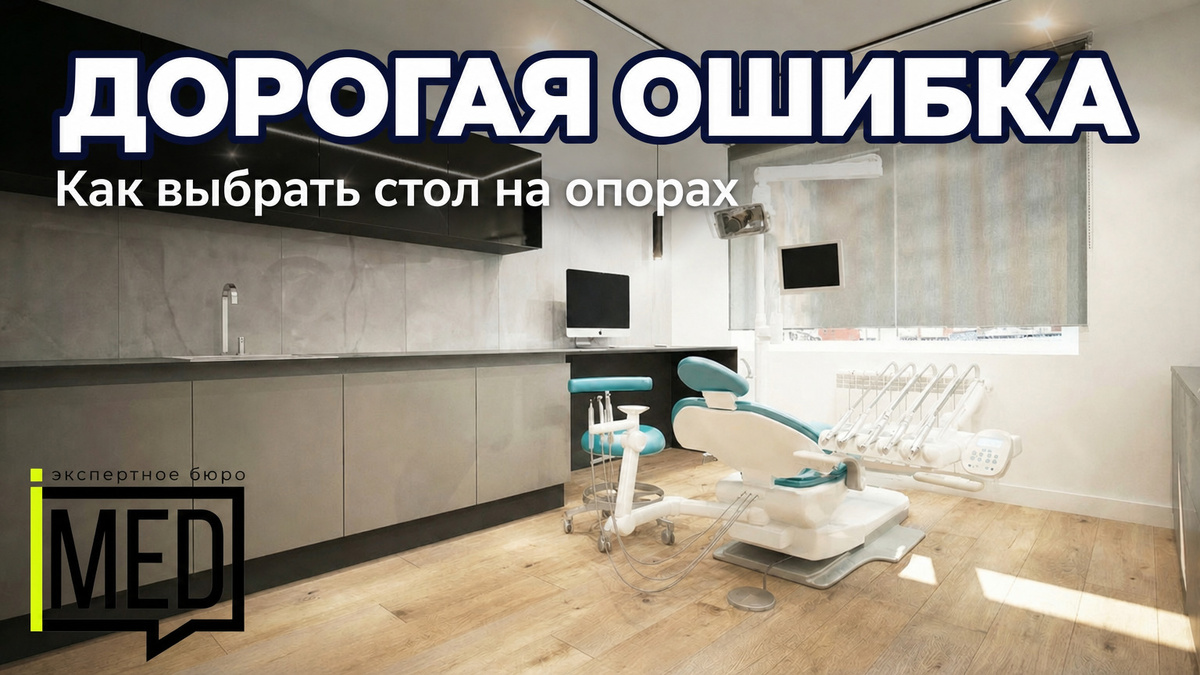    Эргономичный стол на опорах для косметолога. admin