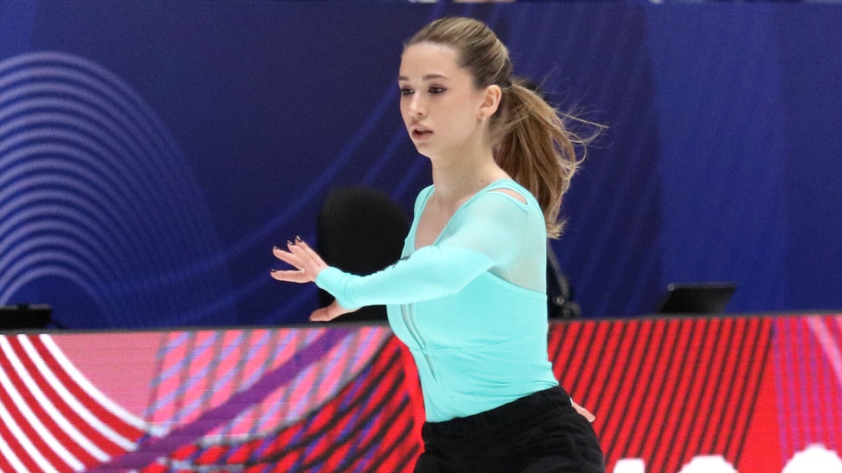    Камила Валиева уже успела выйти на старты в прошедшем сезоне. Фото: Maksim Konstantinov/Global Look Press/Global Look Press