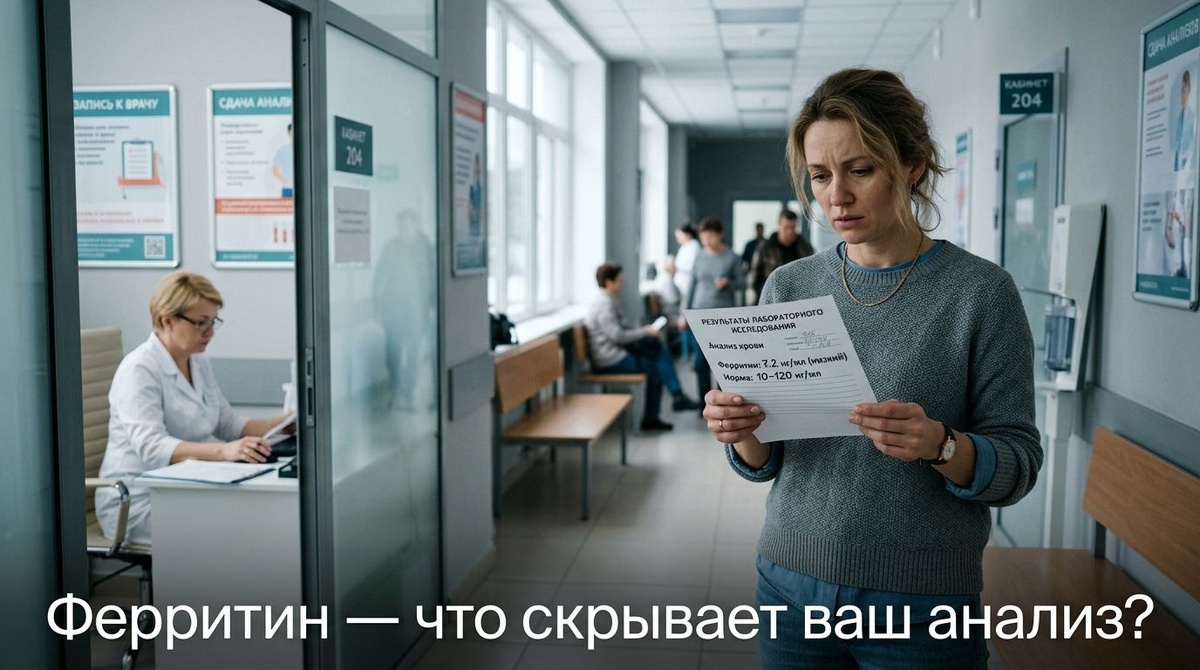 ферритин в норме, железо в норме, идите радоваться.