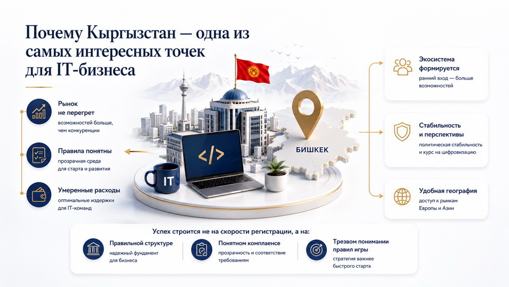Кыргызстан превращается в растущий tech-хаб Евразии. Разбираем плюсы, риски и реальные цифры.