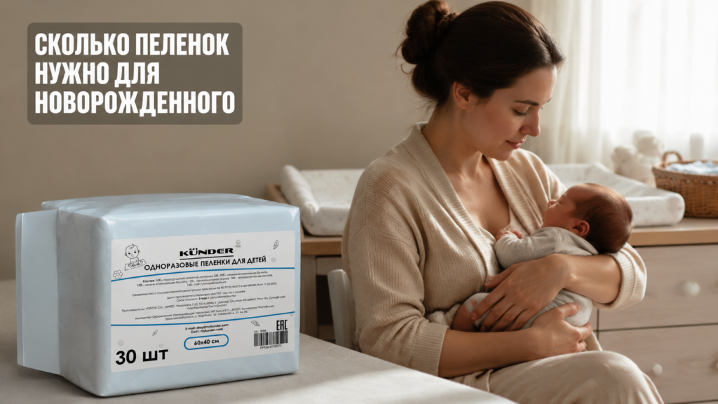   Полезный список пеленок для новорожденного на первые недели. Kunder