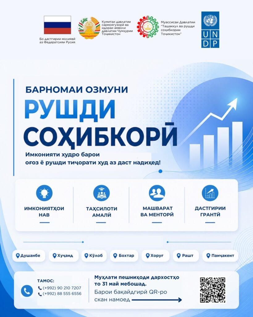 Фото: Государственное учреждение «Формирование и развитие предпринимательства Таджикистана»