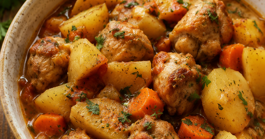 Жаркое из курицы с картошкой: мой простой рецепт сочного домашнего блюда, которое всегда получается