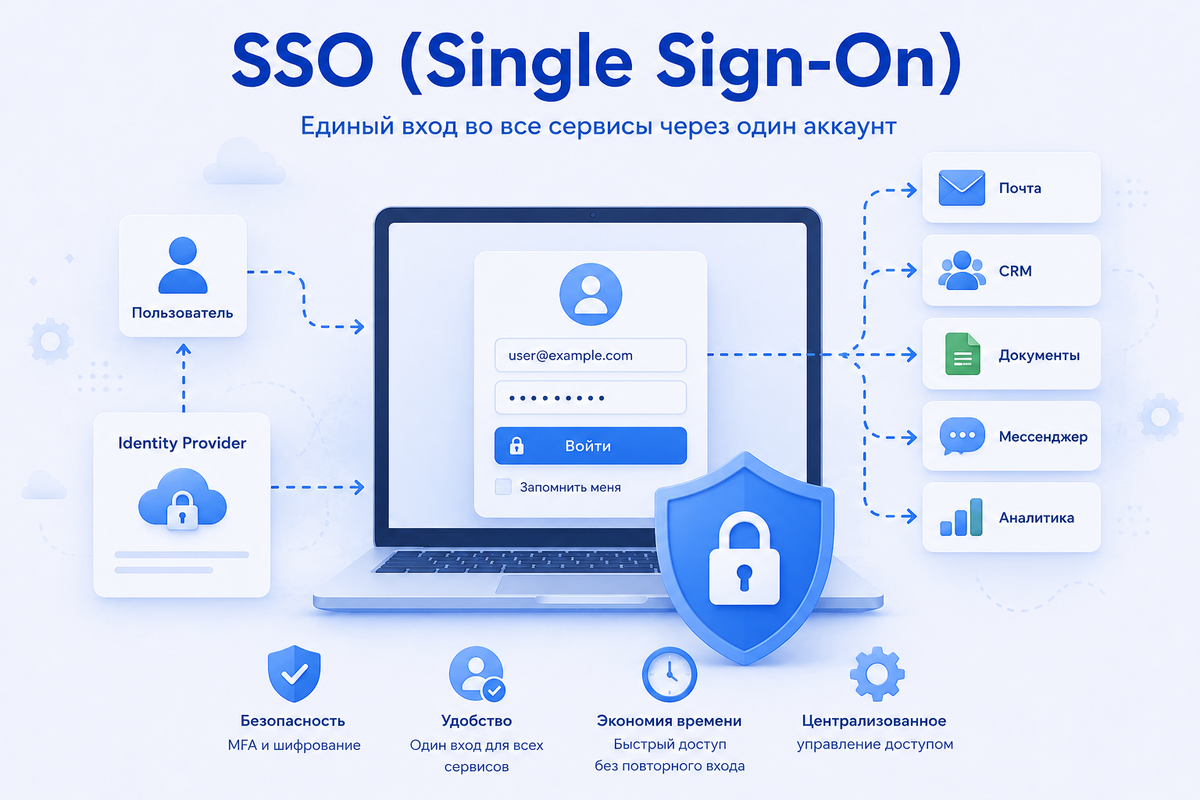 SSO (Single Sign-On) — что это и почему компании массово переходят на единую авторизацию