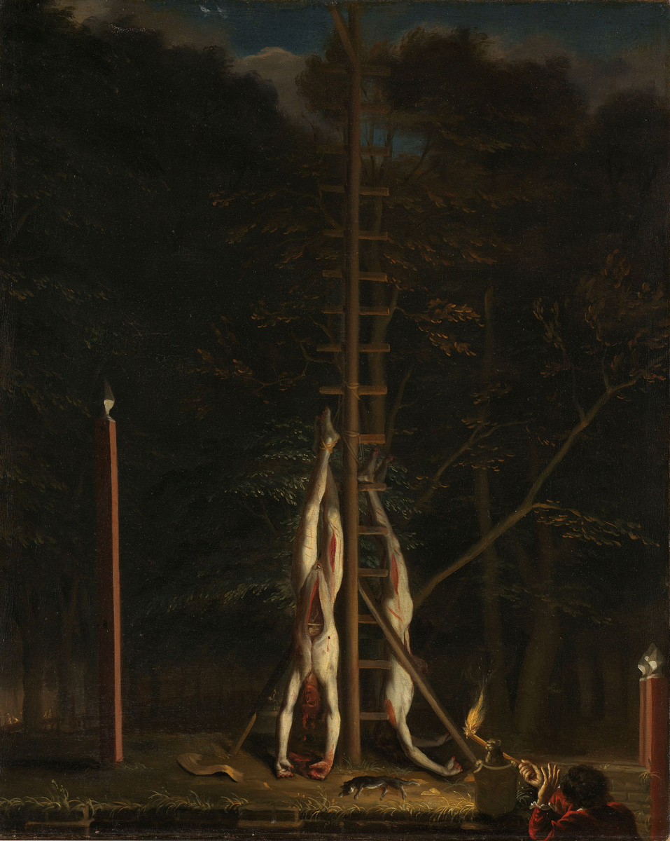 Ян де Баен - «Трупы братьев де Витт», около 1672–1675 годов