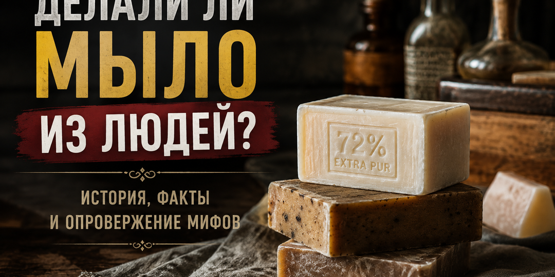 Правда ли, что раньше мыло делали из людей? История мифа, который пережил века
