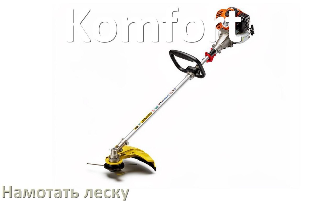 
Как в триммере Komfort намотать леску на катушку правильно