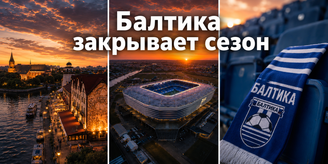 «Балтика» закрывает сезон. И это матч за Калининград