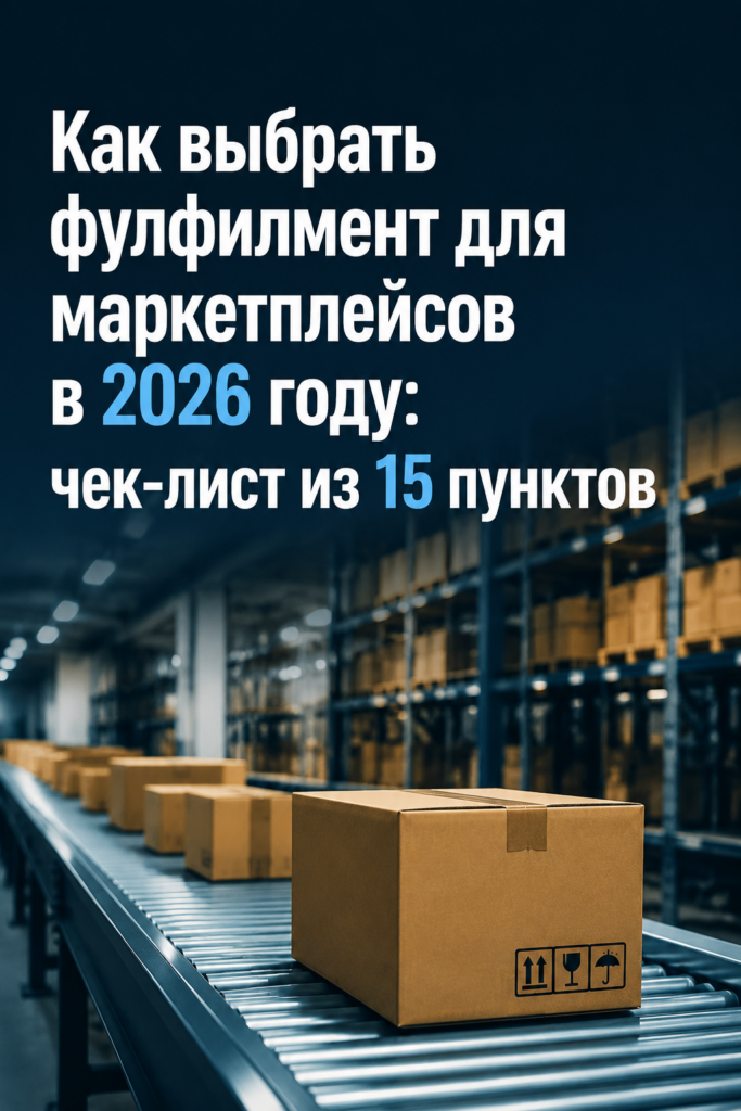    Как выбрать надежный фулфилмент для маркетплейсов в 2026 году: 15 пунктов чек-листа безопасности склада для Wildberries и Ozon Ксения Курьякова