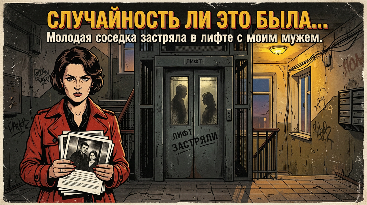 Молодая соседка застряла в лифте с моим мужем