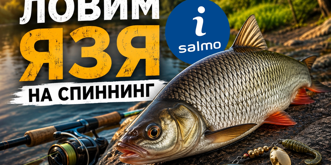 Как ловить язя на спиннинг весной