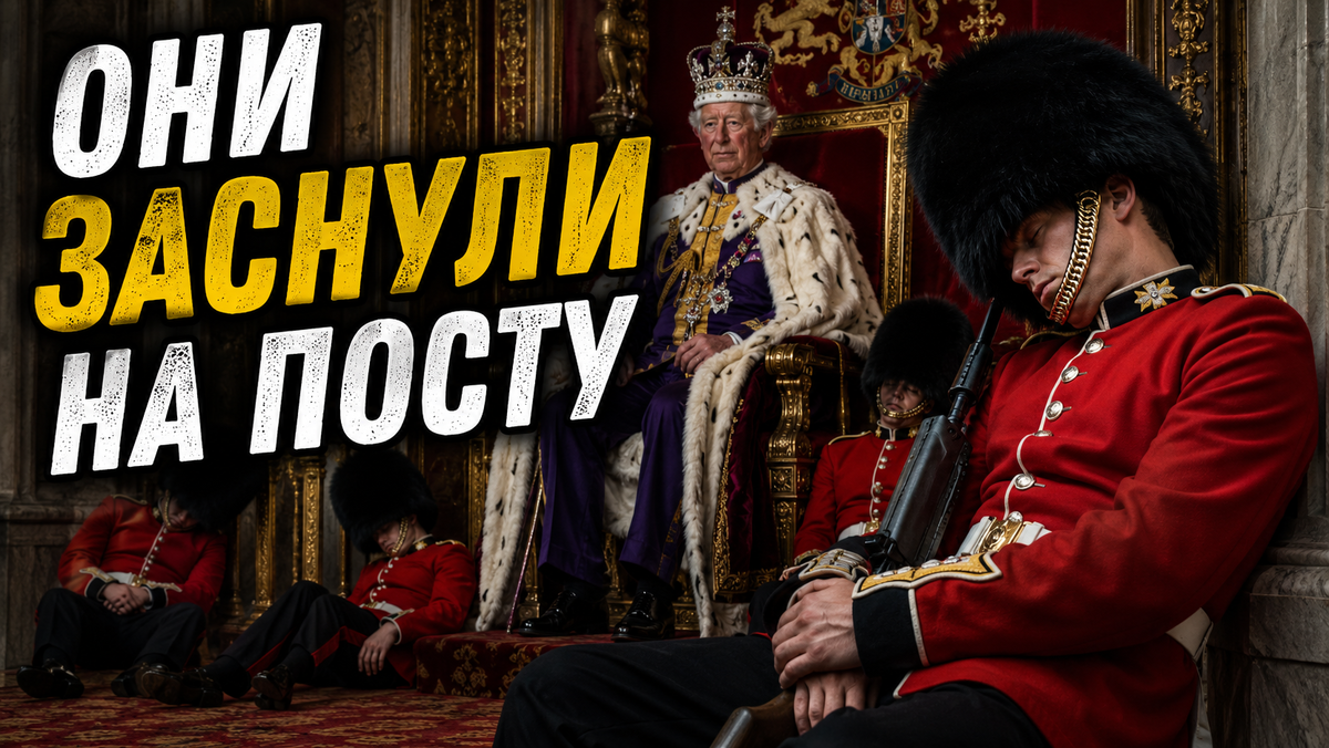 Охрана короля проспала смену? Новый скандал в Виндзоре. Карл III недоволен