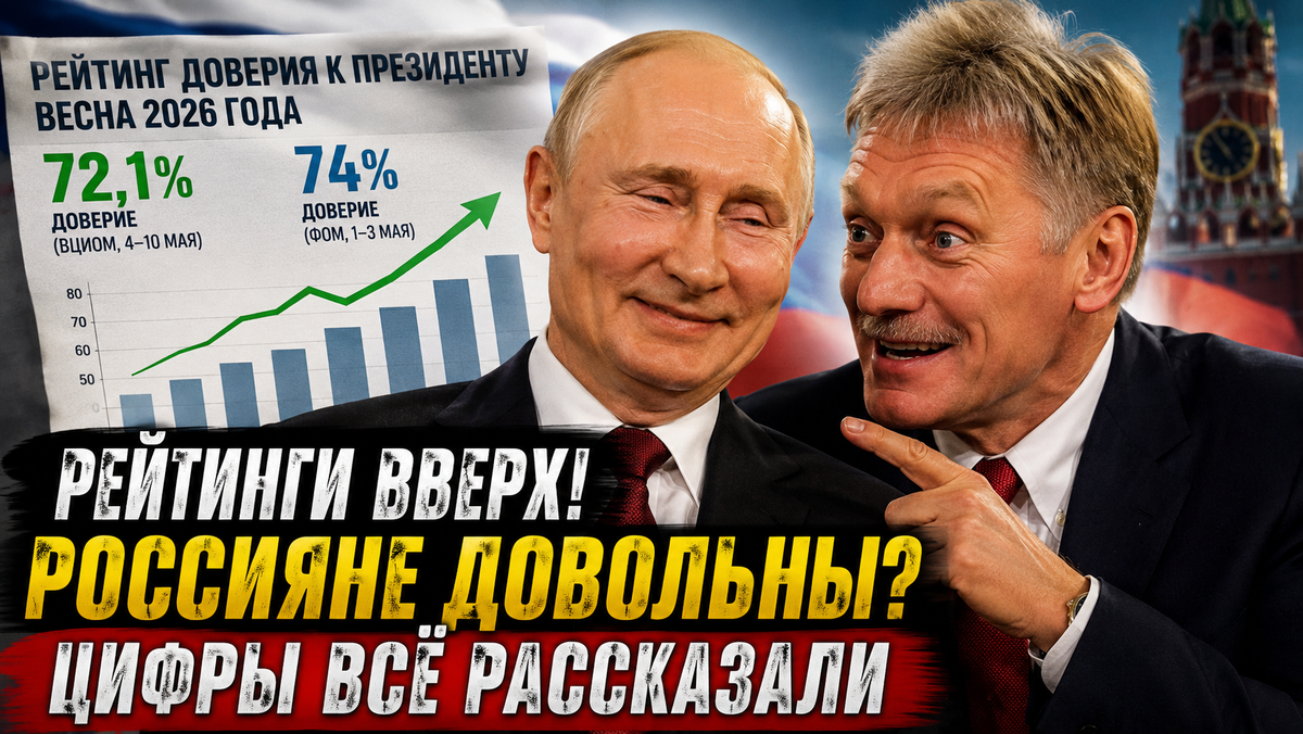 ВЦИОМ изменил методику опросов — и рейтинги Путина сразу пошли вверх