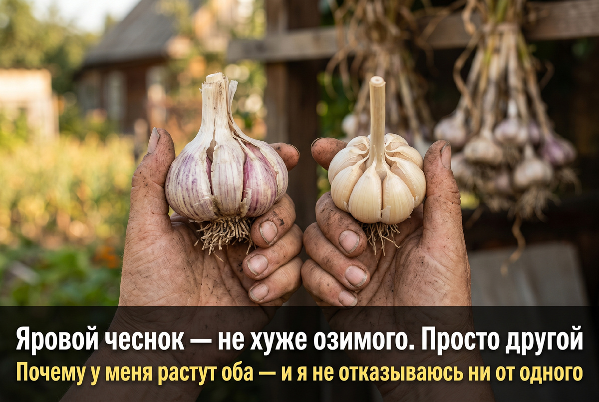 Слева — озимый, справа — яровой. Одно название, два разных характера. Много лет я знала только первый. Теперь выращиваю оба, и каждый для своего.