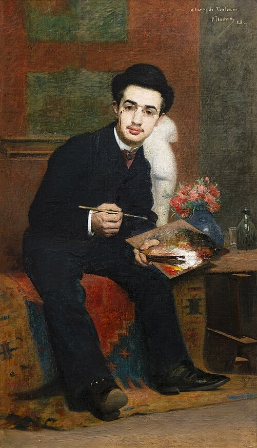 Анри Рашу. Портрет Анри Тулуз-Лотрека, 1883.