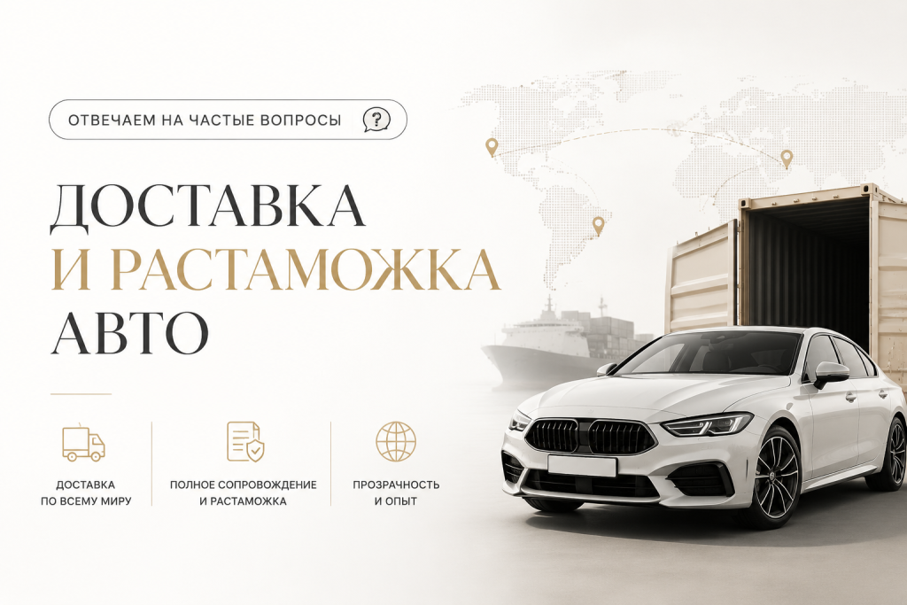    Как осуществляется доставка и растаможка авто