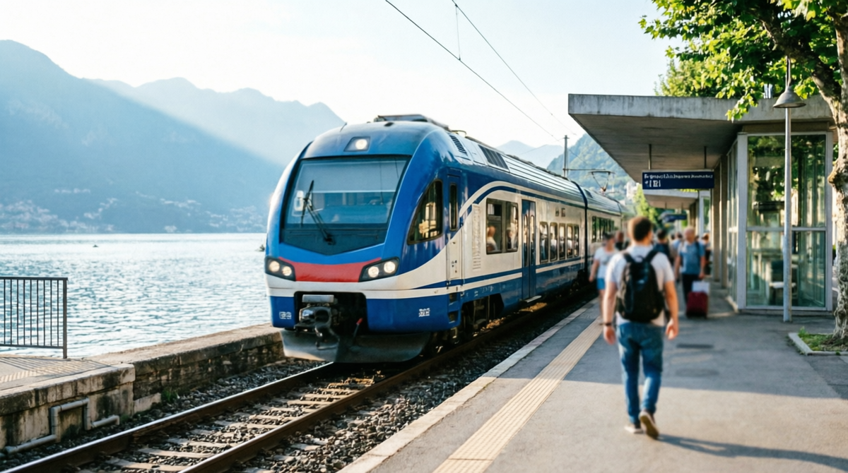 Электрички Trenord остаются самым быстрым и дешёвым способом добраться до озера из Милана