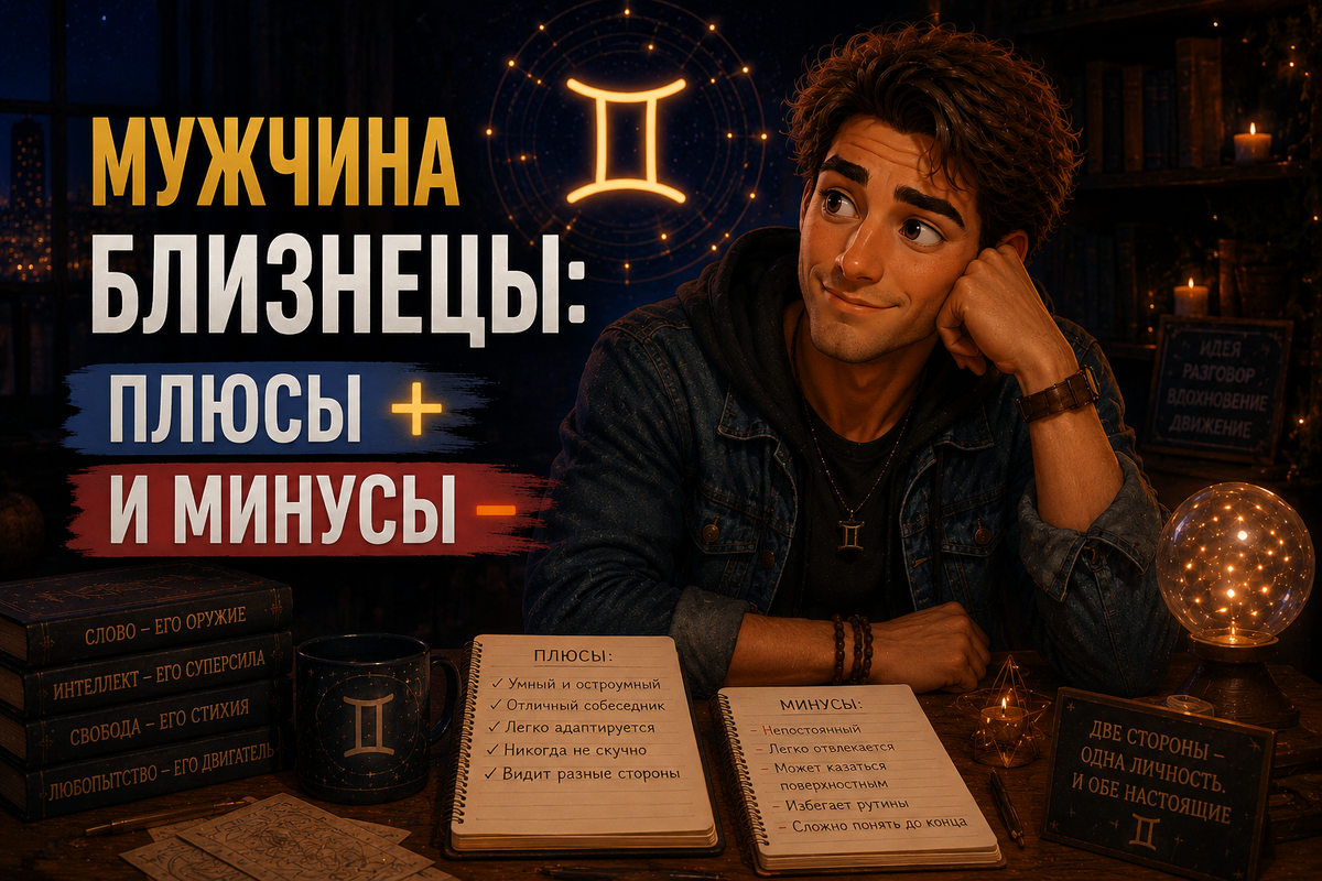 Плюсы и минусы Мужчин Близнецов