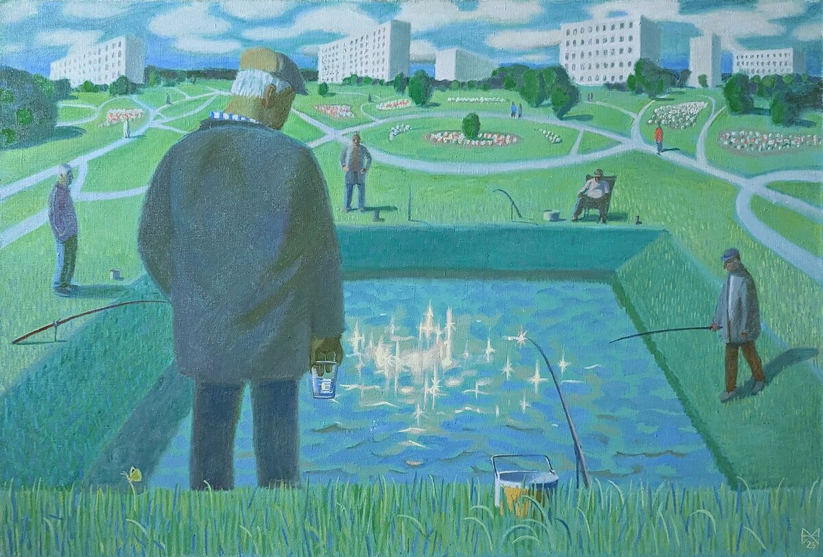  © Анастасия Мотина. В ожидании чуда. Холст, масло. 110 х 75 см.  2023.