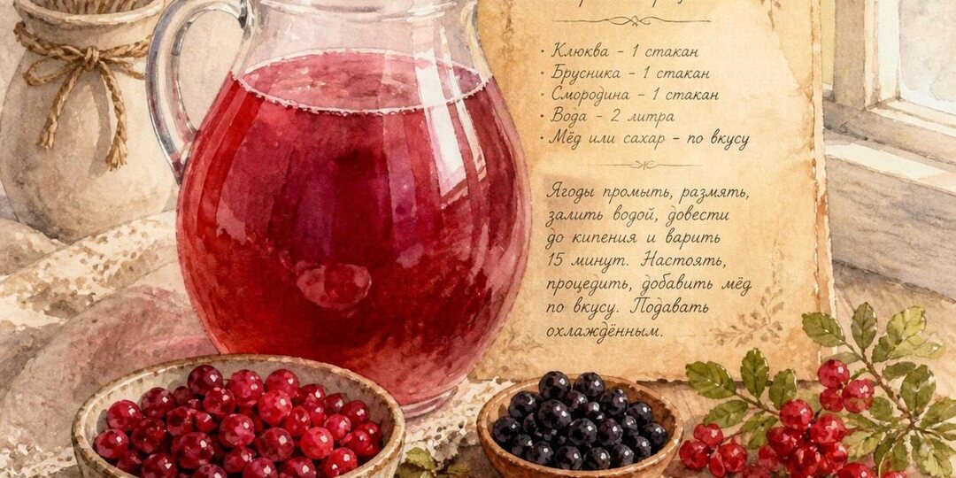 🍓 Морс: простой напиток с богатой историей