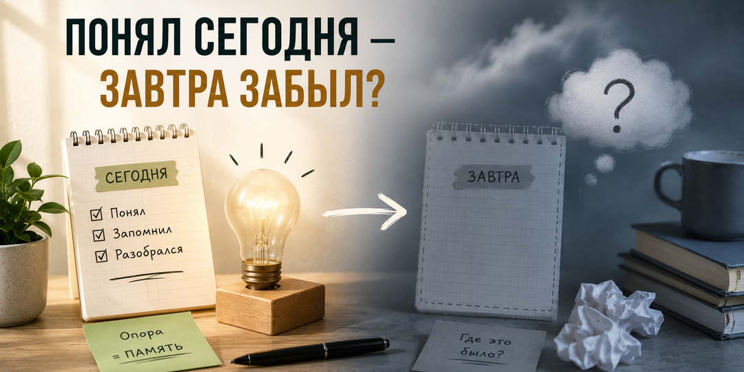 Почему ребёнок понял тему сегодня, а завтра снова ничего не помнит
