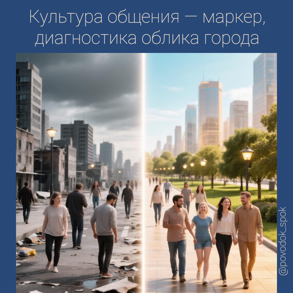 Иллюстрация к посту «Хамство и дыры на дорогах». Культура общения - маркер, диагностика облика города.