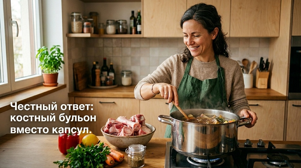 выпил коллаген, и он встроился в мою кожу
