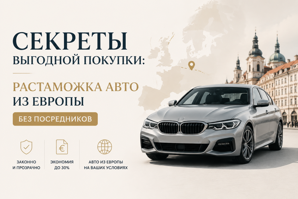    Как выгодно купить авто из Европы без посредников и растаможить