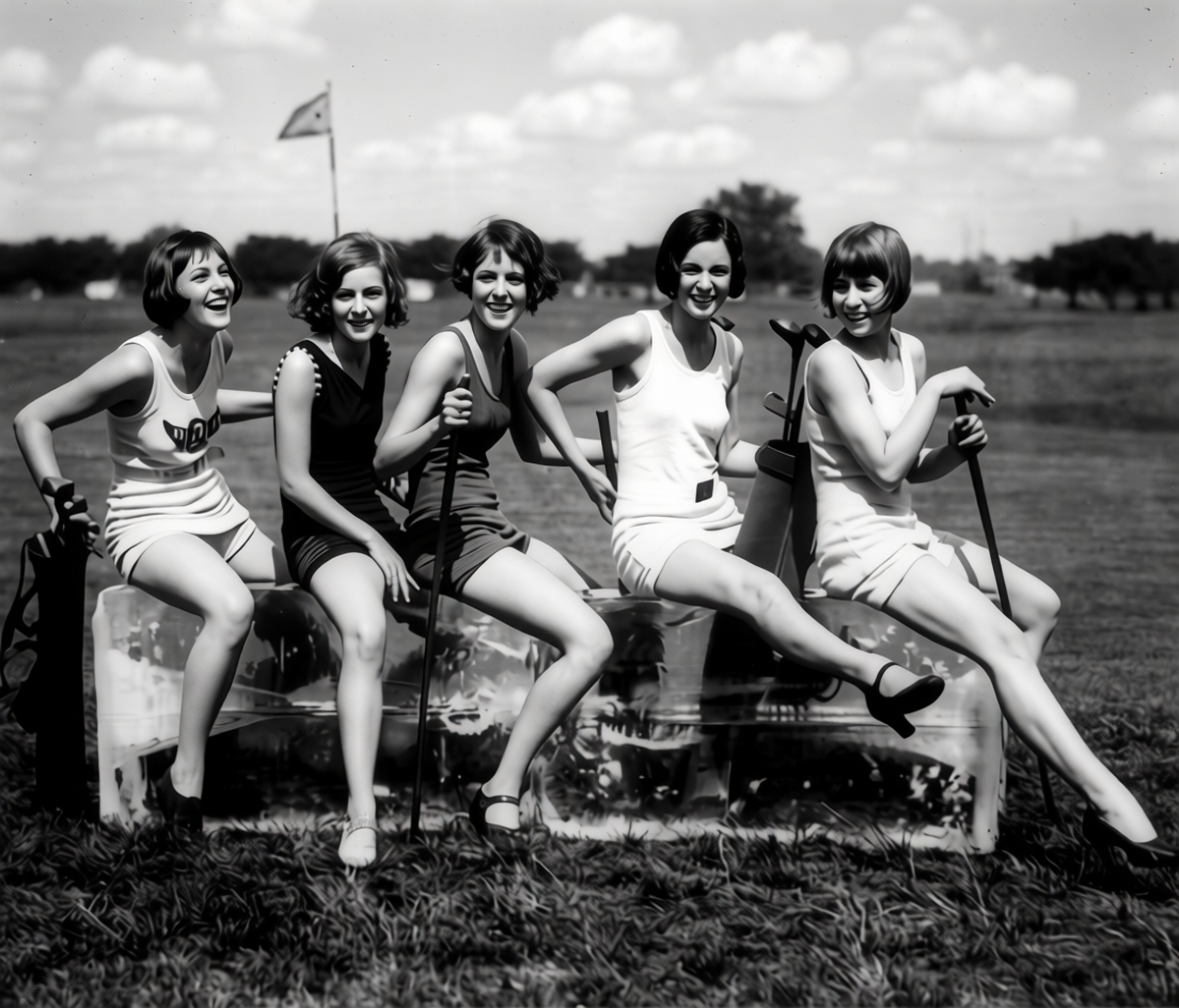 The Gladyse Wilbur Girls, популярная в те годы танцевально-музыкальная группа