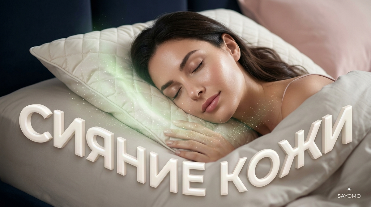    Такие тканевые чехлы с алоэ вера — это не просто маска, а настоящий SPA-ритуал для вашей кожи лица каждый день. sayomosleep