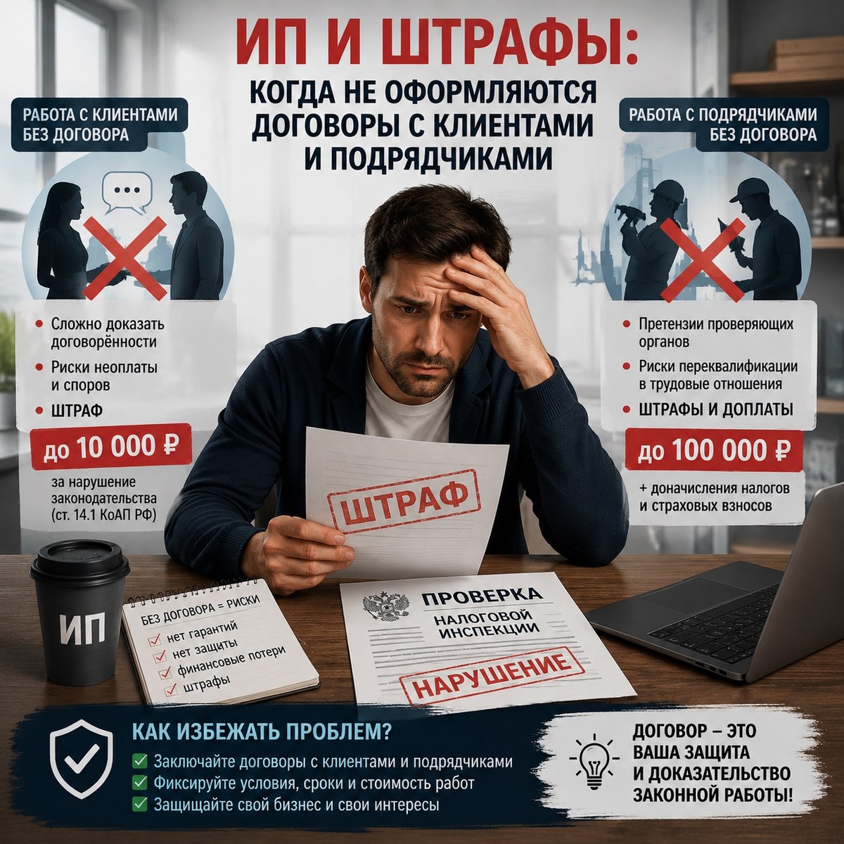 Договоры с клиентами и подрядчиками