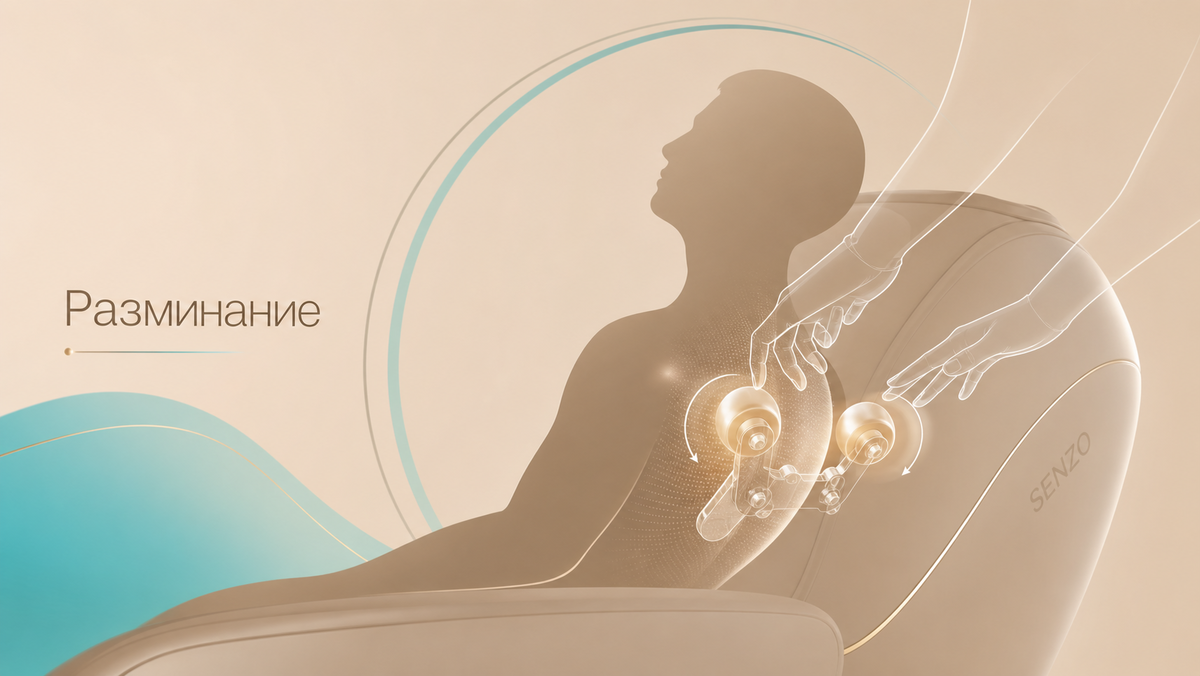 Разминание — мягкое снятие напряжения со спины