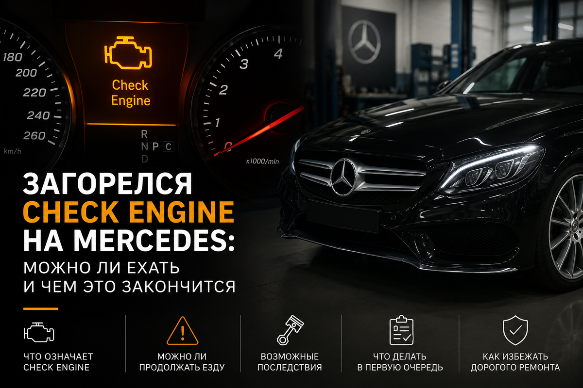что за ошибка на мерседес