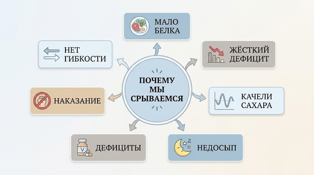 Большинство людей могут разобраться с эпизодическими срывами самостоятельно. Но есть ситуации, в которых одной мотивации мало.
