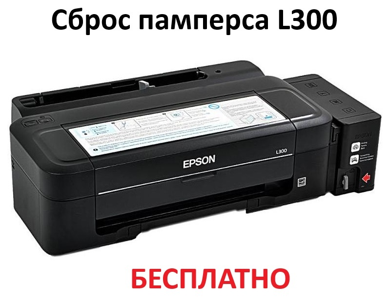 Epson L300 сброс памперса