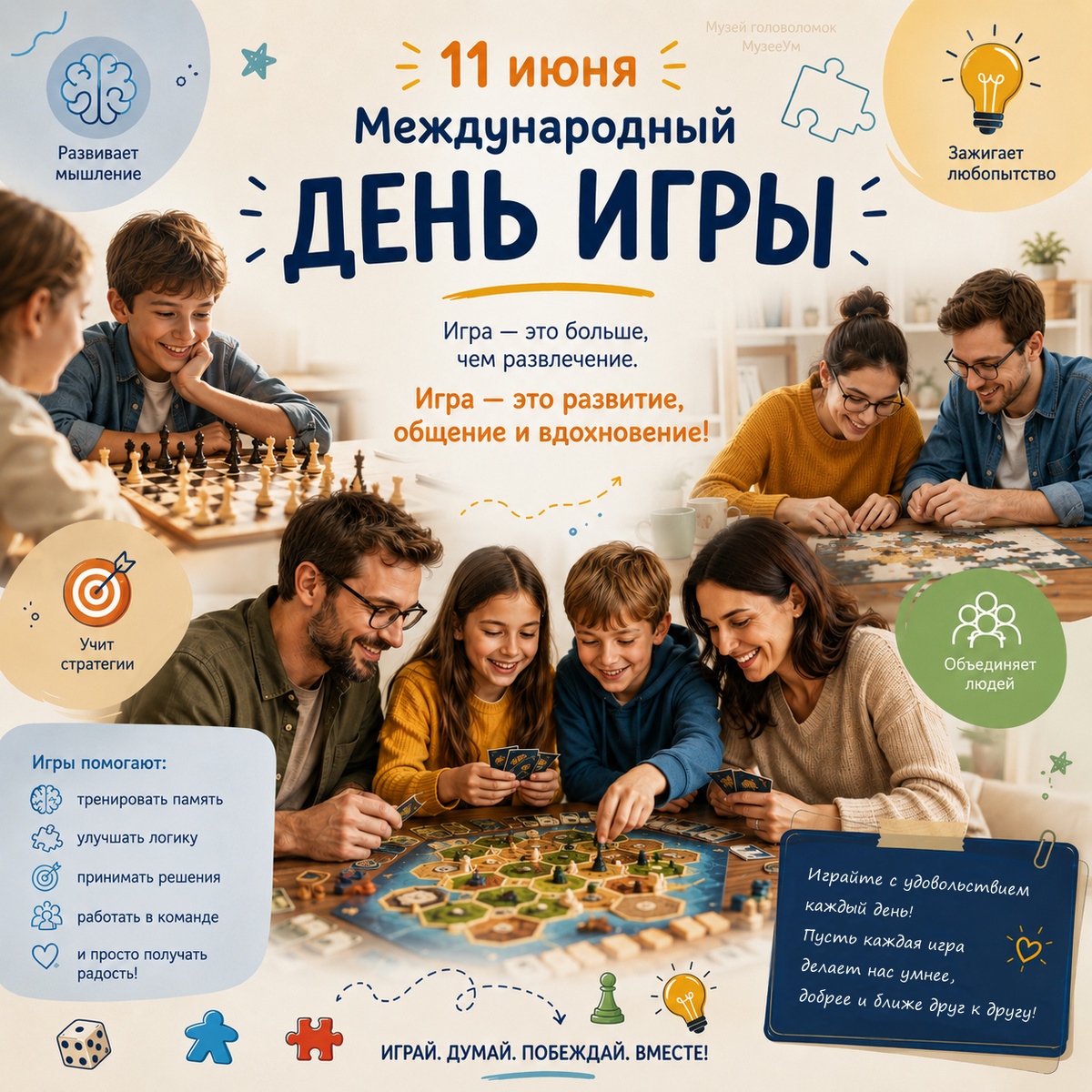 11 июня — Международный день игры!