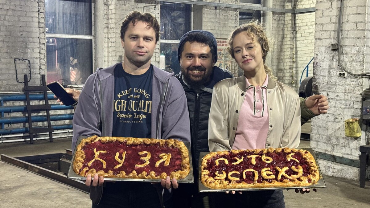    Виталий Гогунский на съёмках сериала "Кузя. Путь к успеху"