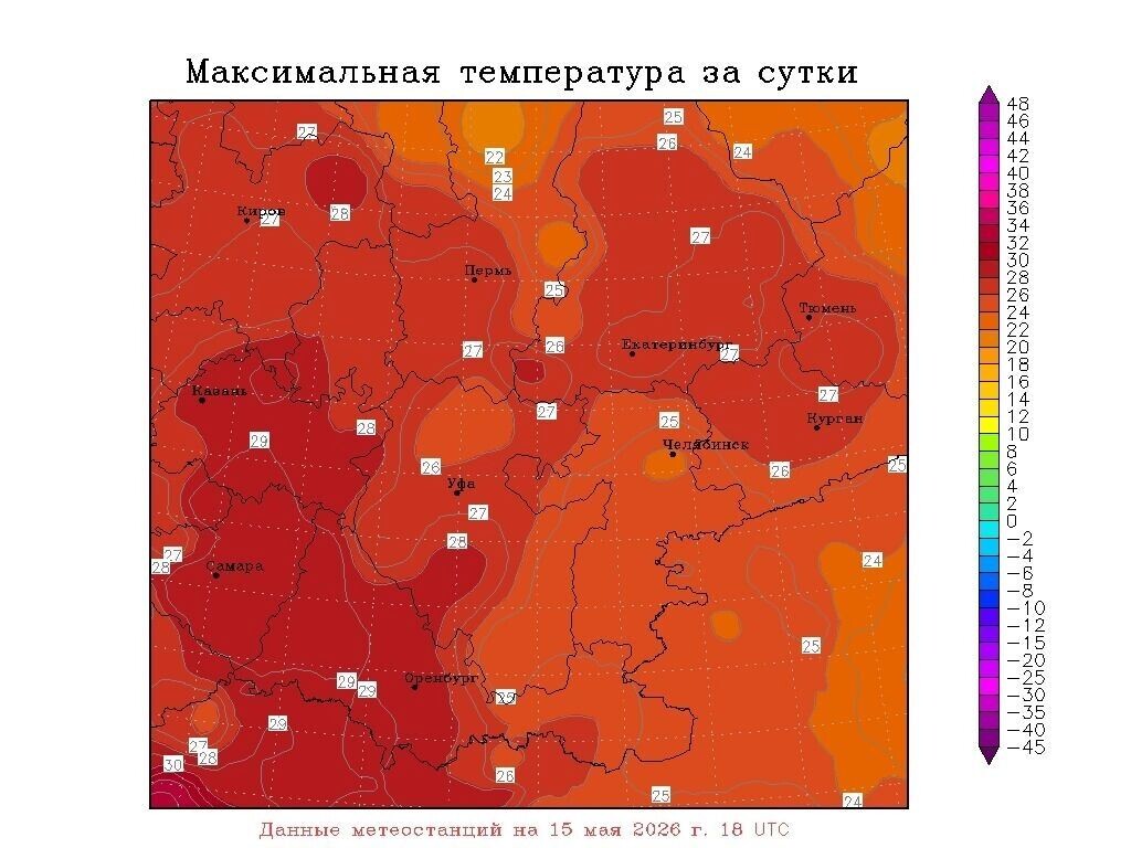    Погода в Оренбуржье — область накрыла жара   meteoweb.ru