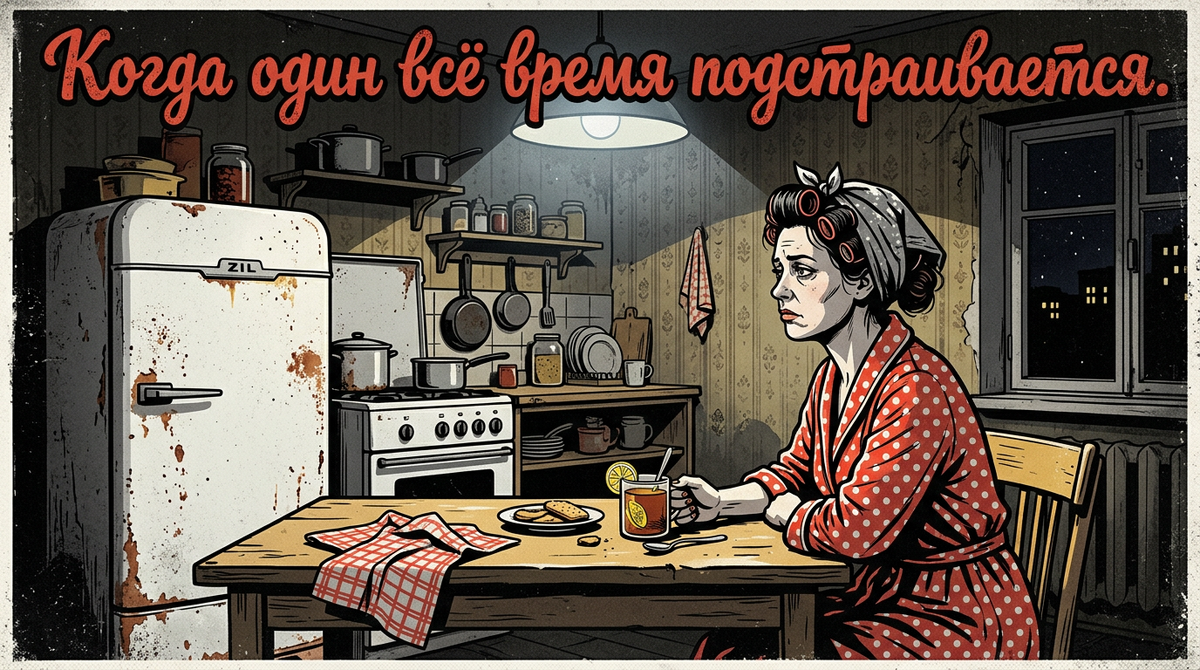 Когда один всё время подстраивается