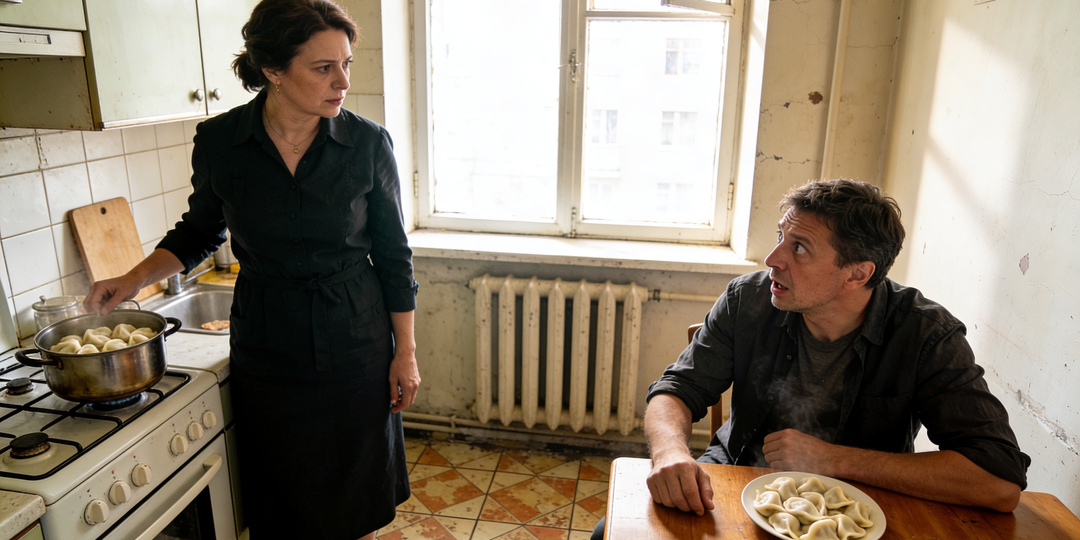 Двадцать лет стояла у плиты, а вчера сварила мужу пельмени