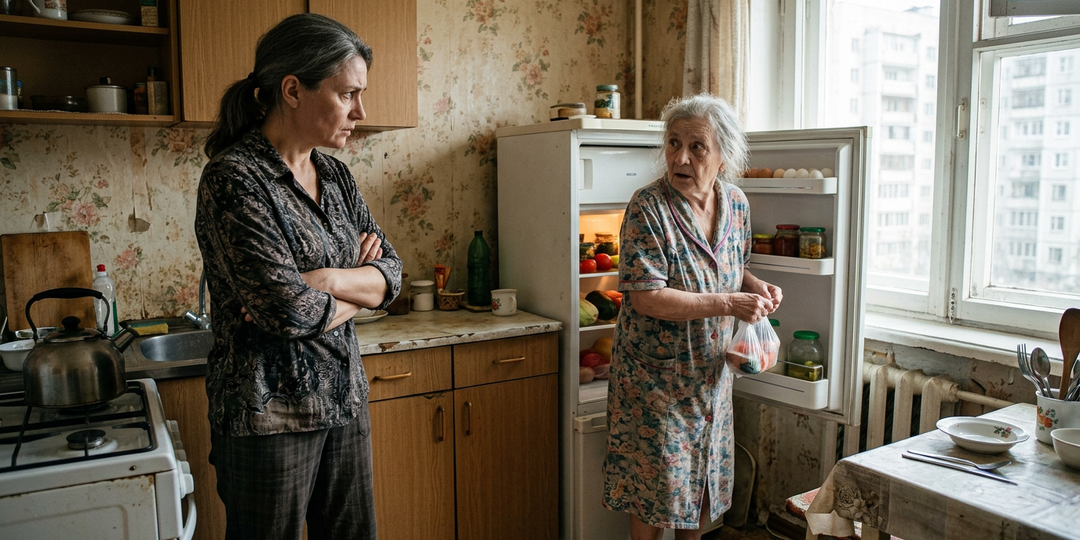 Мать отдавала пенсию сыну, а продукты тайком брала у меня