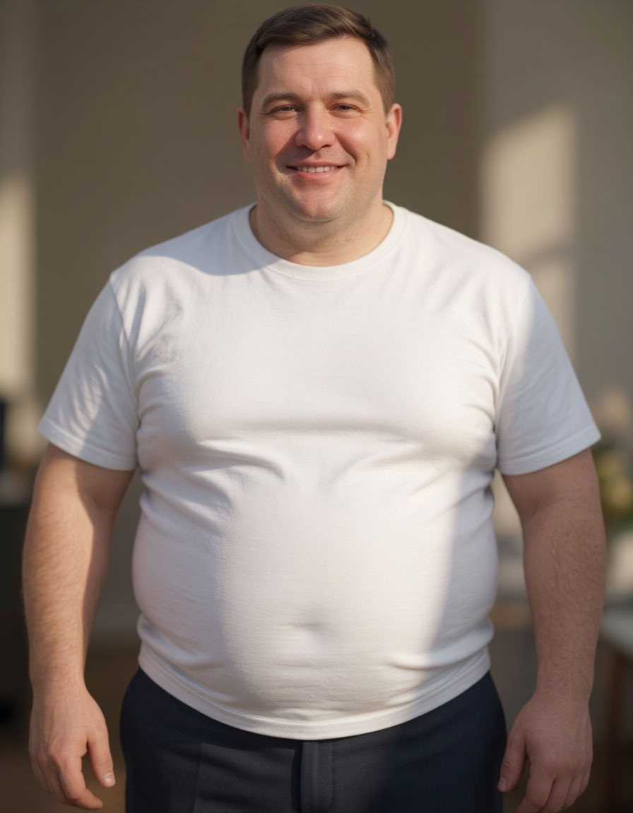 Лишний вес у мужчин