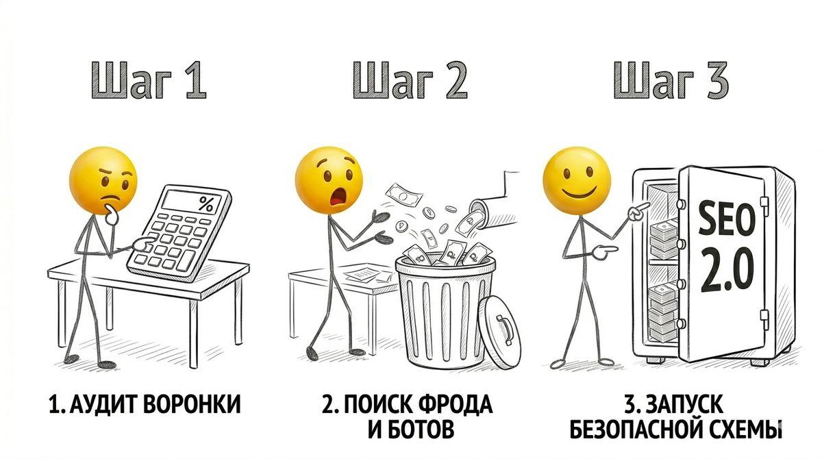 Сколько средств уходит на ботов в Директе и как самостоятельно рассчитать ущерб от фрода в Яндекс Метрике. Формула аудита рекламного бюджета b2b-компании.