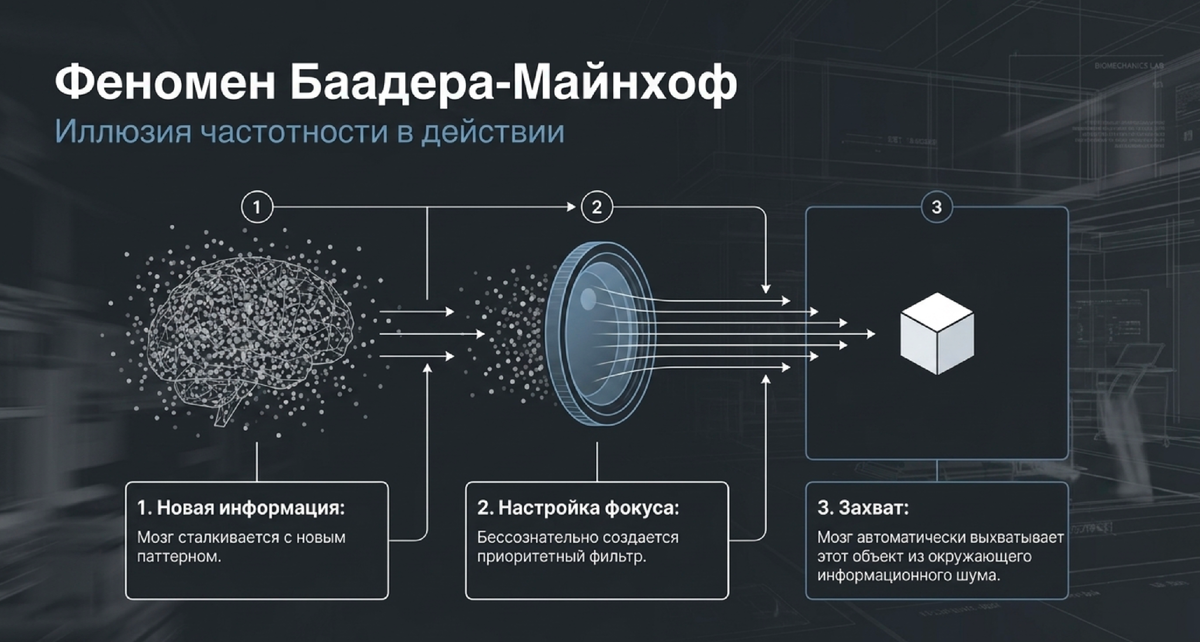 Наш мозг, столкнувшись с новой информацией, начинает автоматически выхватывать её из окружающего информационного шума.
