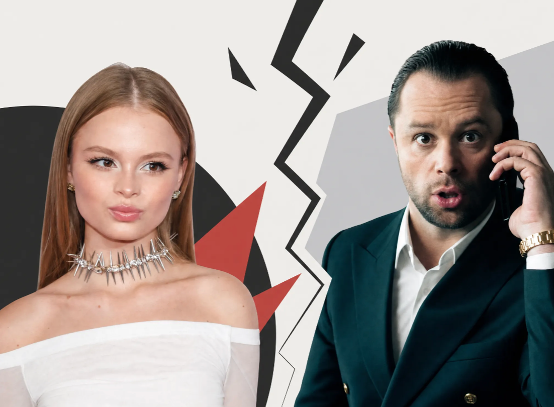 Милана Star (Милана Гогунская) и её отец Виталий Гогунский. Коллаж: «о Женском»; фото: слева — NEWS.RU, справа — РИА Новости
